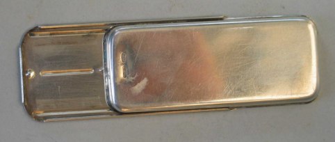 Italian silver 
pill box