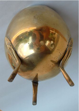brass or bronze egg